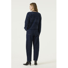 GARCIA GARCIA 26H TRICOT DOUX COL BATEAU BLEU SAPHIR Z0072