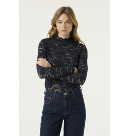 GARCIA GARCIA 26H TOP MESH DENTELLE BLEU SAPHIR Z0075