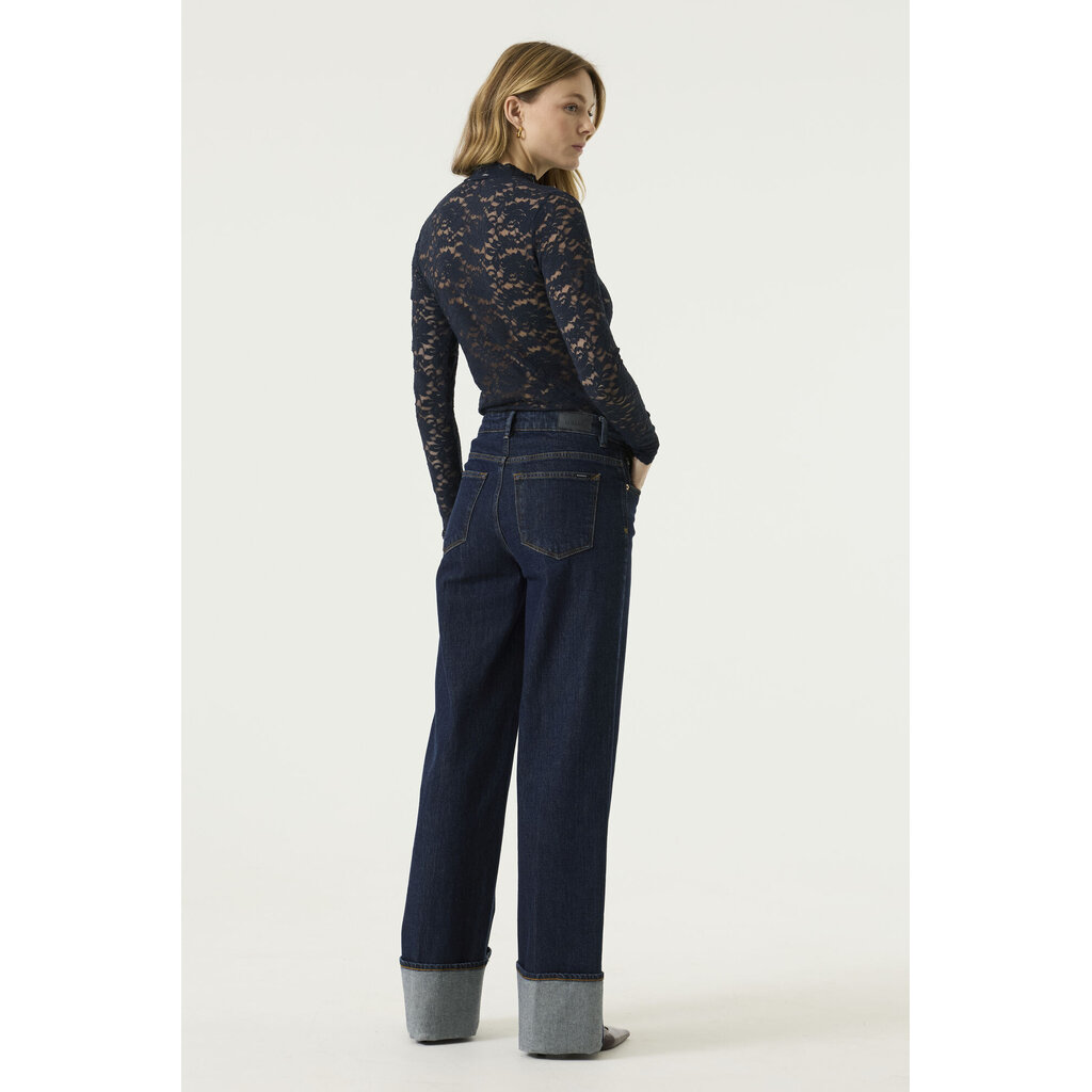 GARCIA GARCIA 26H TOP MESH DENTELLE BLEU SAPHIR Z0075