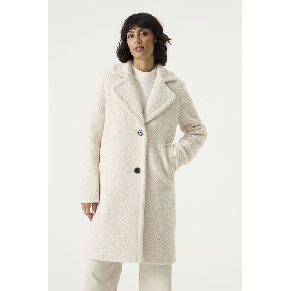 GARCIA GARCIA 26H MANTEAU BOUCLE CREME GJ2600910