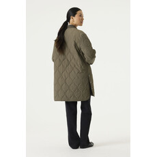 GARCIA GARCIA 26H JACKET LONG MATELASSE OLIVE GJ2600918