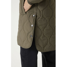 GARCIA GARCIA 26H JACKET LONG MATELASSE OLIVE GJ2600918