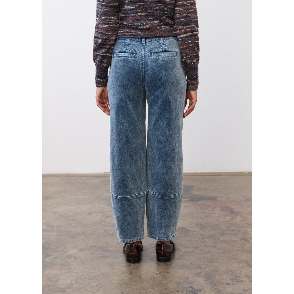 FDJ FDJ 26H PANTALON CORDUROY BARREL ANKLE INDIGO SNOW 2740491