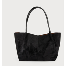 CARACOL CARACOL GRAND SAC FAUX SUEDE AVEC POCHETTE INTERIEUR 7197 BLK