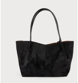 CARACOL CARACOL GRAND SAC FAUX SUEDE AVEC POCHETTE INTERIEUR 7197 BLK