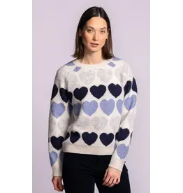 PINK MARTINI 26H SW252422B KARDIA SWEATER BLUE