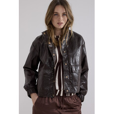 TRAMONTANA TRAMONTANA 26H C1521801 CRACKED PU JACKET CHOCOLATE