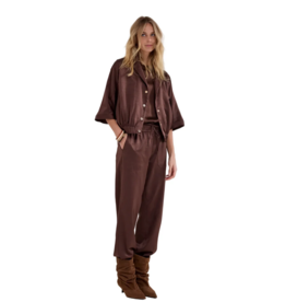 TRAMONTANA TRAMONTANA 26H C0621101 JOGGER FIT TROUSERS CHOCOLATE