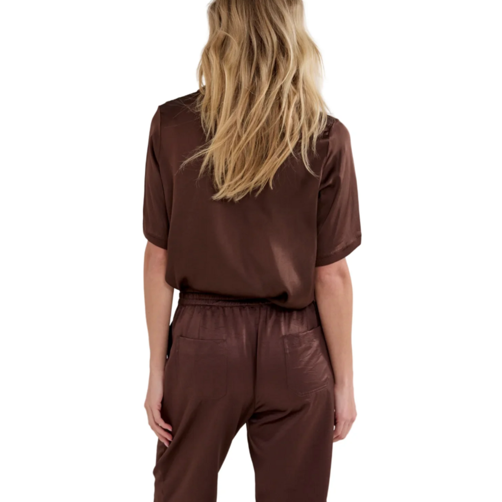 TRAMONTANA TRAMONTANA 26H C0621101 JOGGER FIT TROUSERS CHOCOLATE