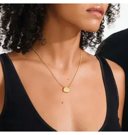 PILGRIM PILGRIM 102632001 PRESENCE COIN NECKLACE GOLD PLATED