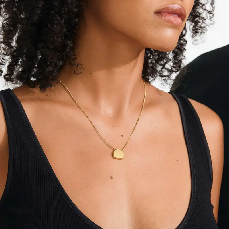 PILGRIM PILGRIM 102632001 PRESENCE COIN NECKLACE GOLD PLATED
