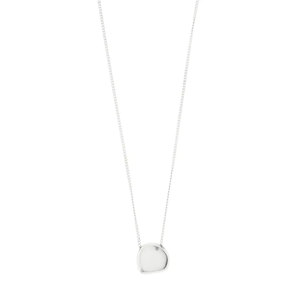 PILGRIM PILGRIM 102636001 PRESENCE COIN NECKLACE SILVER PLATED