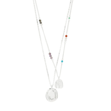 PILGRIM PILGRIM 132636811 HERE NECKLACE SILVER PLATED