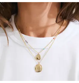 PILGRIM PILGRIM 132632811 HERE NECKLACE GOLD PLATED