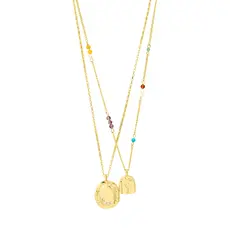 PILGRIM PILGRIM 132632811 HERE NECKLACE GOLD PLATED