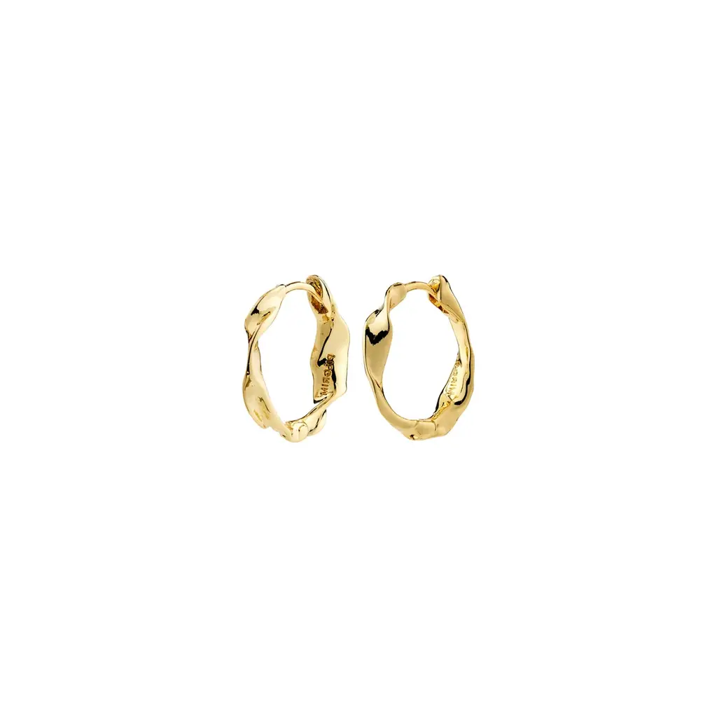PILGRIM PILGRIM 132632003 HERE HOOP EARRINGS GOLD PLATED