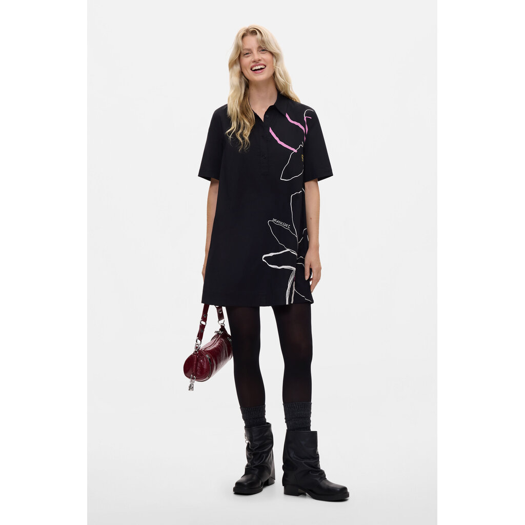 DESIGUAL DESIGUAL 26H 26WWVW37 ROBE LYRA NOIR