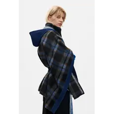 DESIGUAL DESIGUAL 26H 26WAID02 PONCHO ALDAMA BELT DENIM CHECKS