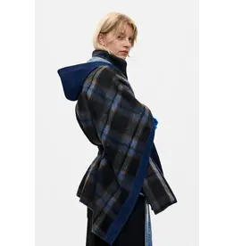 DESIGUAL DESIGUAL 26H 26WAID02 PONCHO ALDAMA BELT DENIM CHECKS