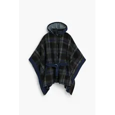 DESIGUAL DESIGUAL 26H 26WAID02 PONCHO ALDAMA BELT DENIM CHECKS