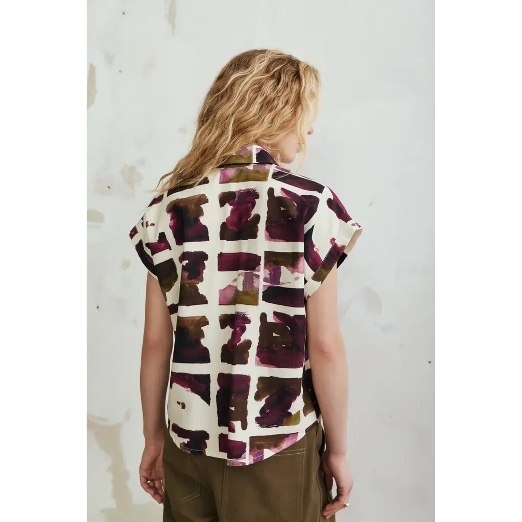 EVE GRAVEL EVE GRAVEL 26H CHEMISE OFELIA BEETROOT
