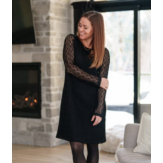 RIEN NE SE PERD TOUT SE CREE RIEN NE SE PERD 26H ROBE ST MARGUERITE DENTELLE NOIR