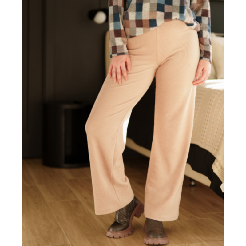 RIEN NE SE PERD TOUT SE CREE RIEN NE SE PERD 26H PALAZO RIGAUD CORDUROY BEIGE