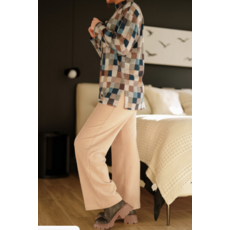 RIEN NE SE PERD TOUT SE CREE RIEN NE SE PERD 26H PALAZO RIGAUD CORDUROY BEIGE