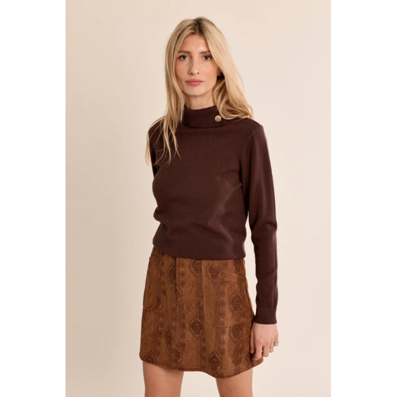 MOLLY BRACKEN MOLLY BRACKEN 26H E1125EN HAUT AVEC BOUTON DORE
