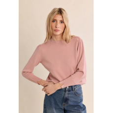 MOLLY BRACKEN MOLLY BRACKEN 26H E1798EN HAUT PERLE A EPAULE ROSE