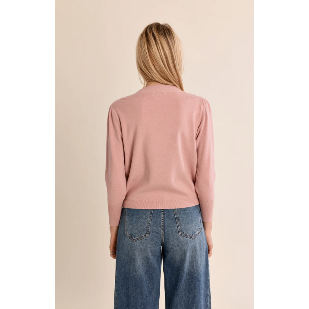 MOLLY BRACKEN MOLLY BRACKEN 26H E1798EN HAUT PERLE A EPAULE ROSE