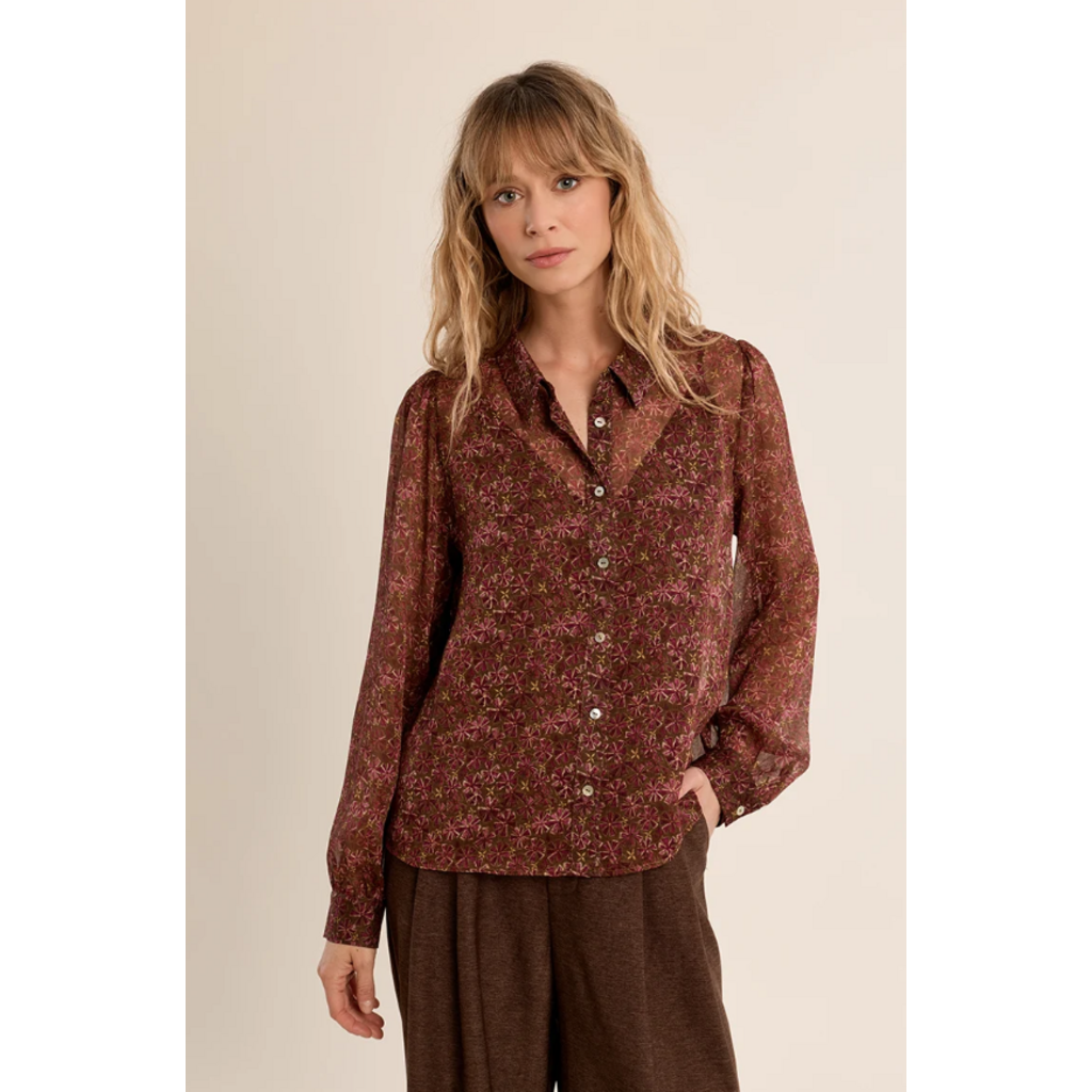 MOLLY BRACKEN MOLLY BRACKEN 26H G901EH BLOUSE OLGA KHAKI