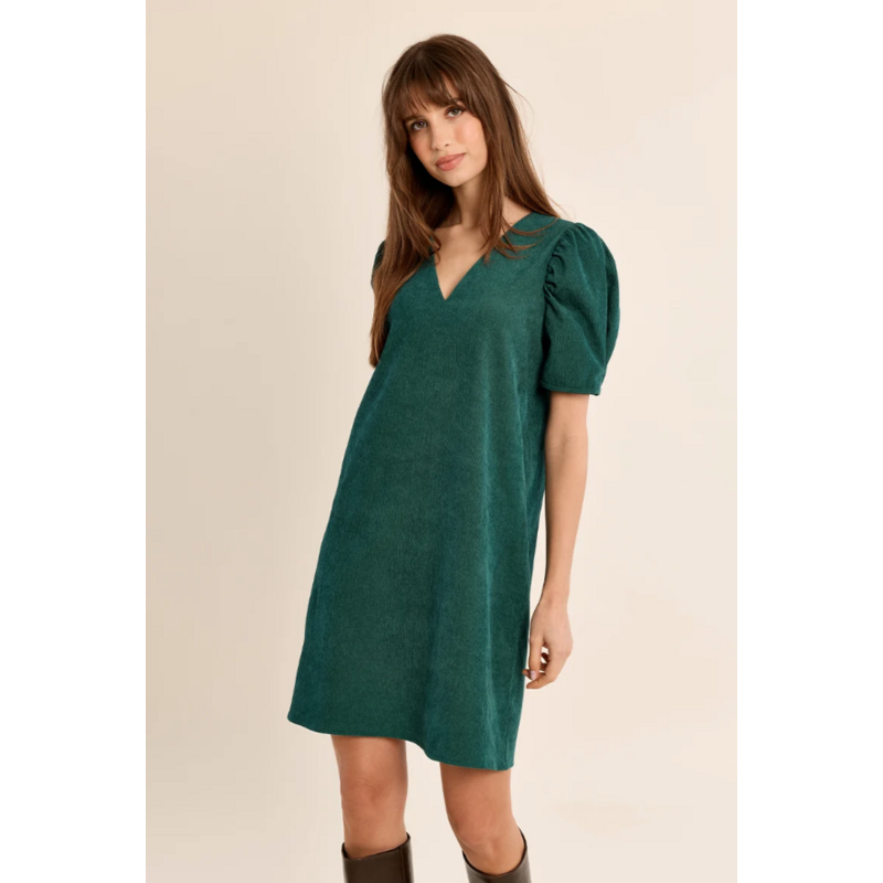 MOLLY BRACKEN MOLLY BRACKEN 26H P1873 ROBE CORDUROY VERT