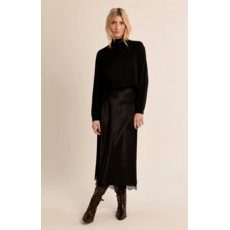 MOLLY BRACKEN MOLLY BRACKEN 26H T2285EN JUPE SATIN NOIR