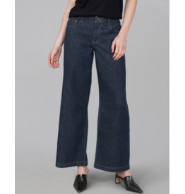 LOLA JEANS LOLA JEANS 26H JEANS 30'' RELAXED WIDE LEG COLETTE PINSTRIPE