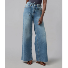 LOLA JEANS LOLA JEANS 26H JEANS 32'' ULTRA HIGH RISE WIDE LEG MILAN DARK RINSE WASH