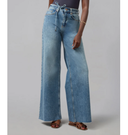 LOLA JEANS LOLA JEANS 26H JEANS 32'' ULTRA HIGH RISE WIDE LEG MILAN DARK RINSE WASH