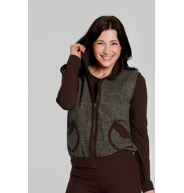 KOLLONTAÏ KOLLONTAI 26H 22131 VESTE LEANNE CHOCOLAT