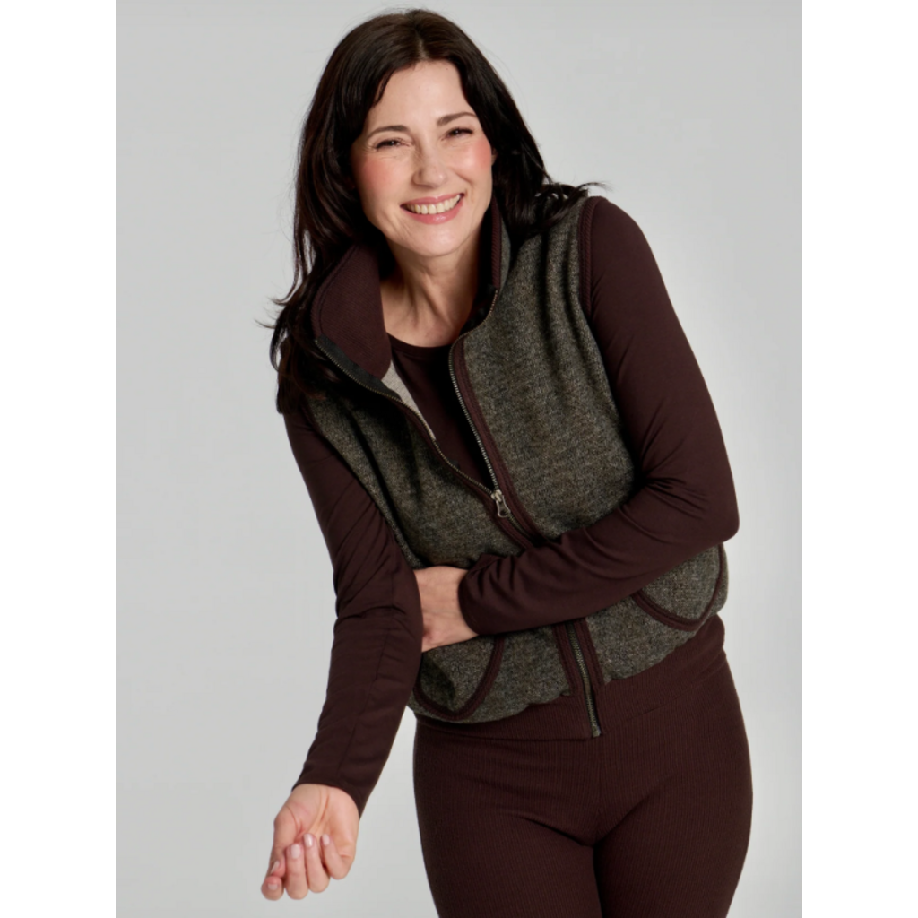 KOLLONTAÏ KOLLONTAI 26H 22131 VESTE LEANNE CHOCOLAT