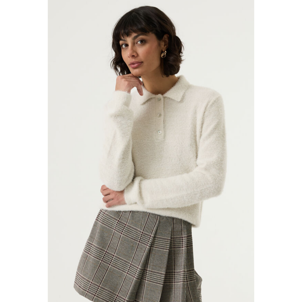 GARCIA GARCIA 26H V260244 PULLOVER 1448 ECRU