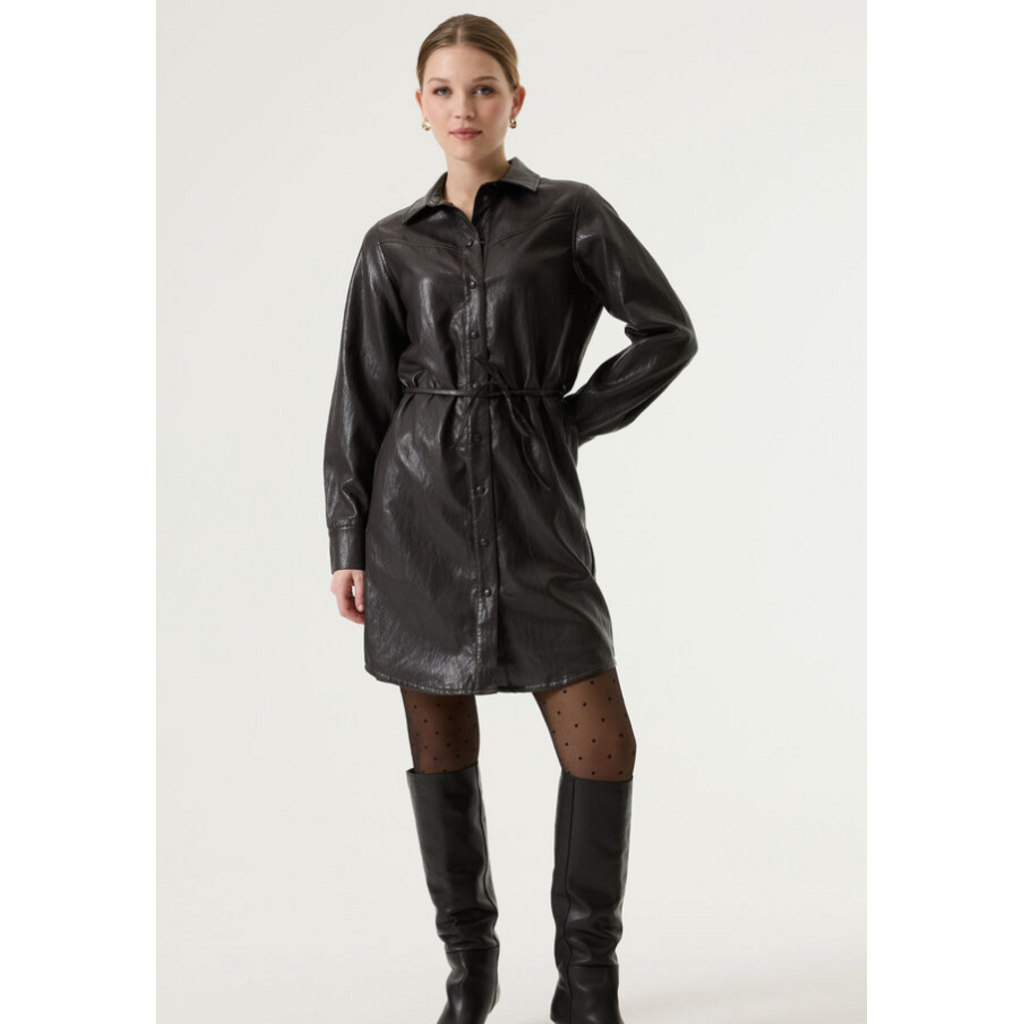 GARCIA GARCIA 26H W260081 ROBE FAUX CUIR 4525 PINECONE