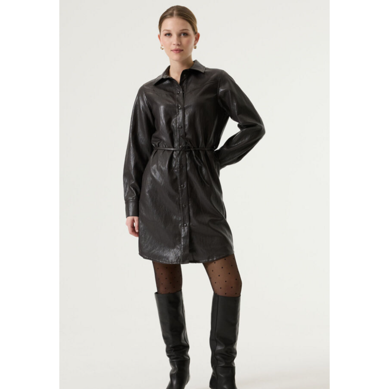 GARCIA GARCIA 26H W260081 ROBE FAUX CUIR 4525 PINECONE