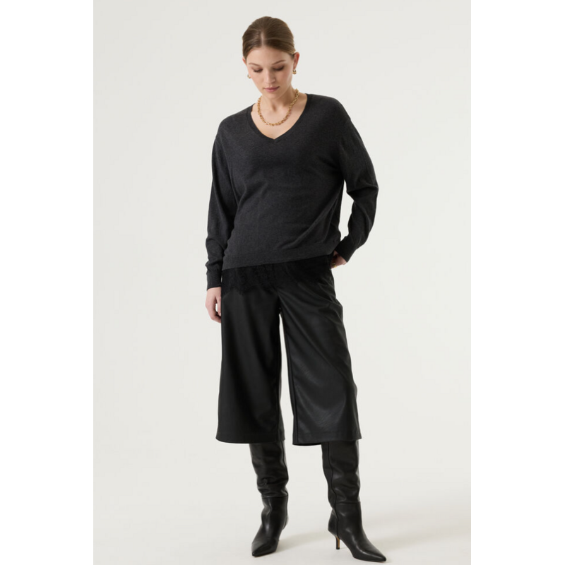 GARCIA GARCIA 26H W260111 GAUCHO FAUX CUIR 60 BLACK