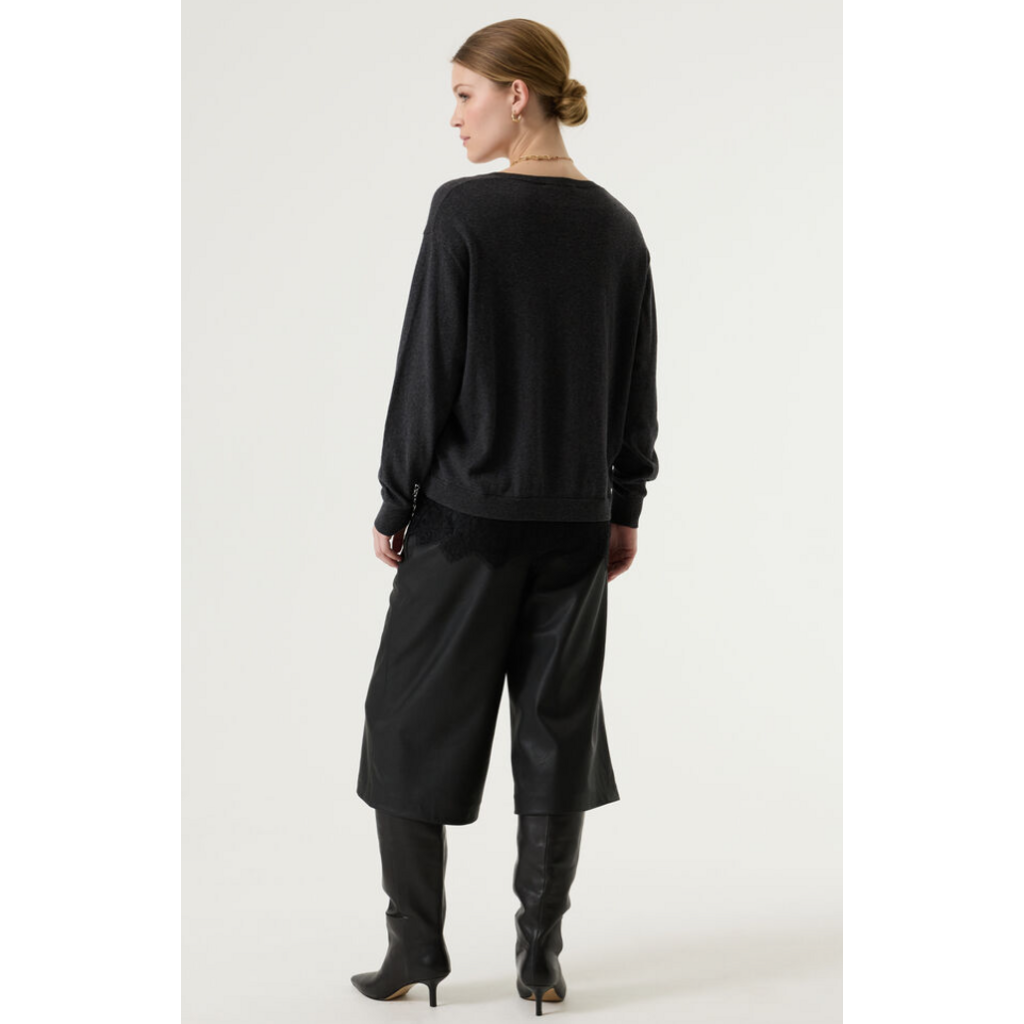 GARCIA GARCIA 26H W260111 GAUCHO FAUX CUIR 60 BLACK