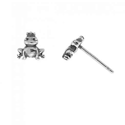 BOMA Sterling Silver Frog Stud Earrings