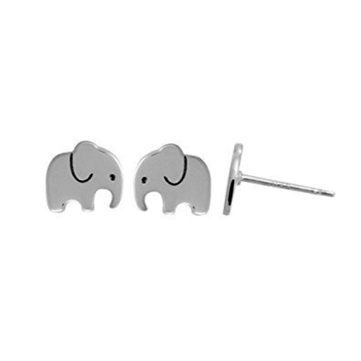 Boma Sterling Silver Elephant Stud Earring
