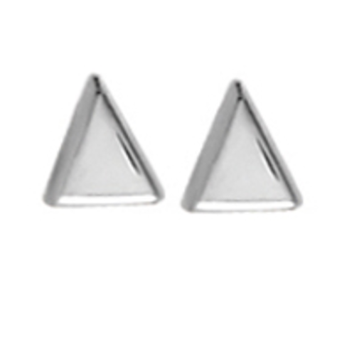 Boma Sterling Silver Triangle Post Earrings