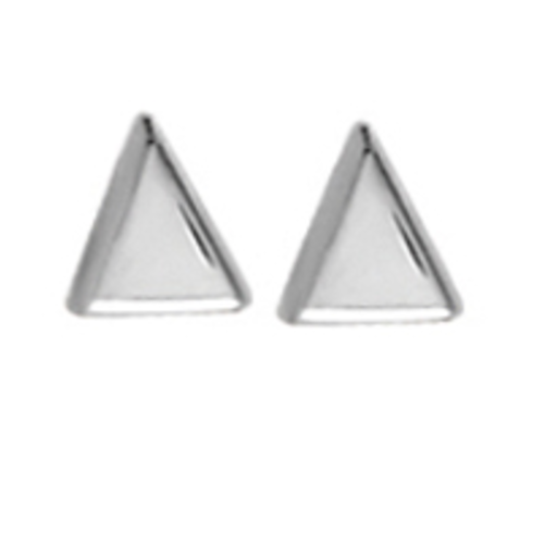 BOMA Sterling Silver Triangle Post Earrings