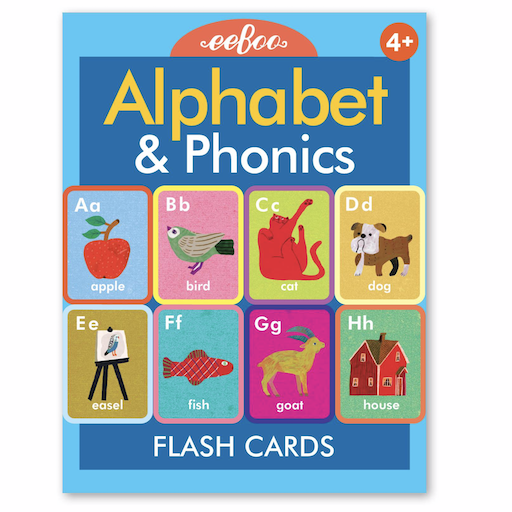 EEBOO Alphabet And Phonics Flash Cards