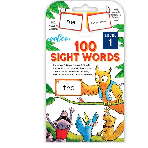 EEBOO 100 Sight Words Level 1